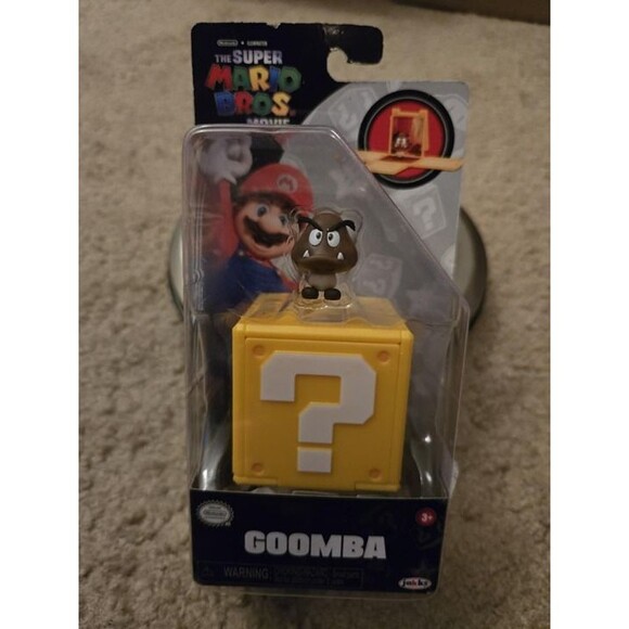 GOOMBA Jakks Pacific The Super Mario Bros Movie 1.25” Action Figure (New) - Picture 1 of 2